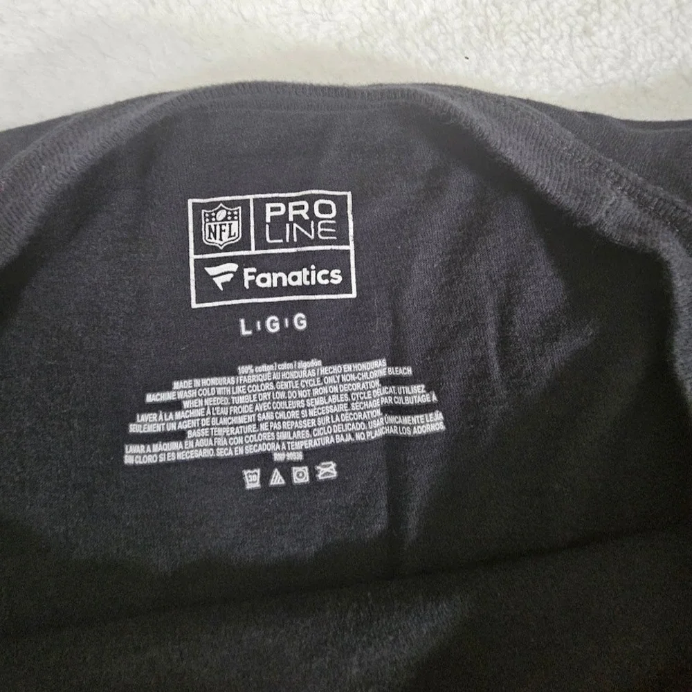 NFL Pro Line Fanatics New Orleans‎ Saints Long Sleeve T-Shirt Mens Large Black